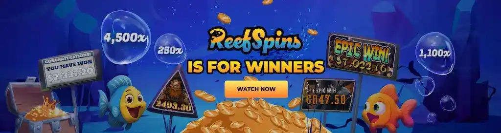 Reef Spins casino review section 2